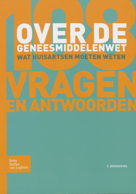 Omslag van 108 vragen en antwoorden over de geneesmiddelenwet