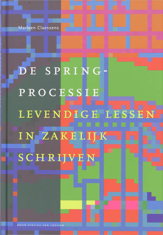 Omslag van De Springprocessie, levende lessen in zakelijk schrijven