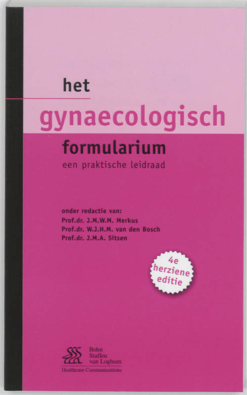 Omslag van Het gynaecologisch formularium