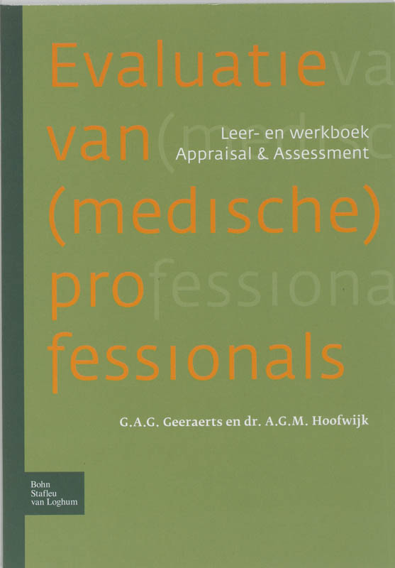 Omslag van Evaluatie van (medische) professionals