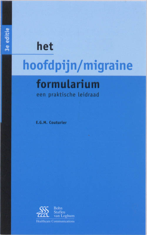 Omslag van Het hoofdpijn/migraine formularium