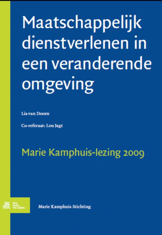 Omslag van Maatschappelijk dienstverlenen in een veranderende omgeving