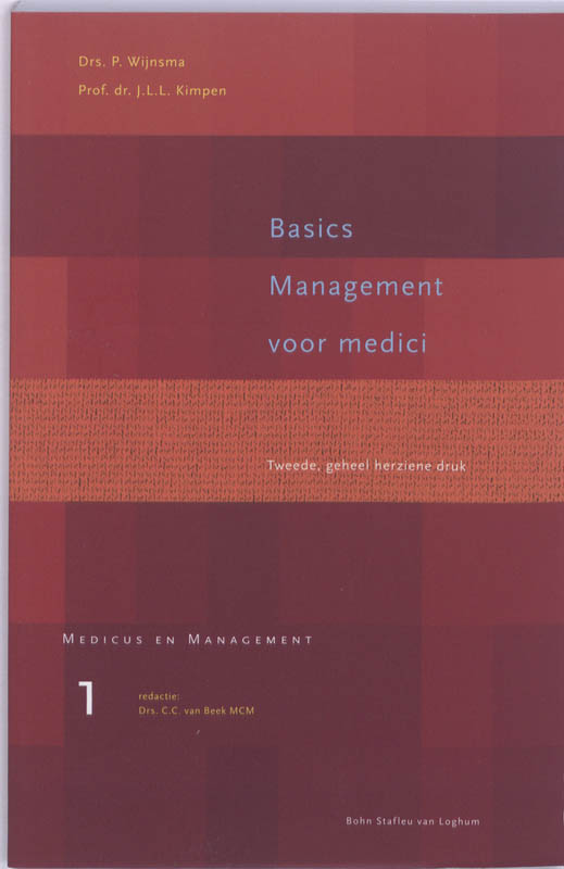 Omslag van Basics management voor medici