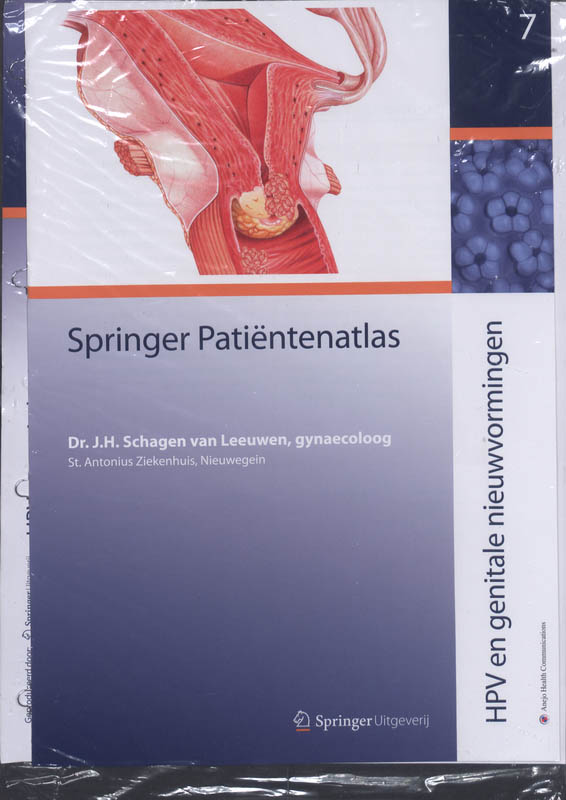 Omslag van Springer Patiëntenatlas HPV Genitale Nieuwvormingen