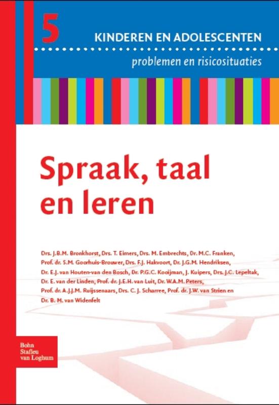 Omslag van Spraak, taal en leren