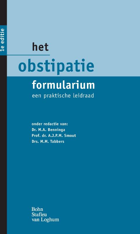 Omslag van Het Obstipatie Formularium