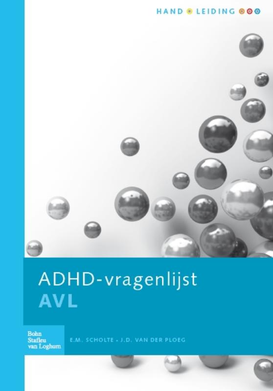 Omslag van AVL ADHD-Vragenlijst Handleiding