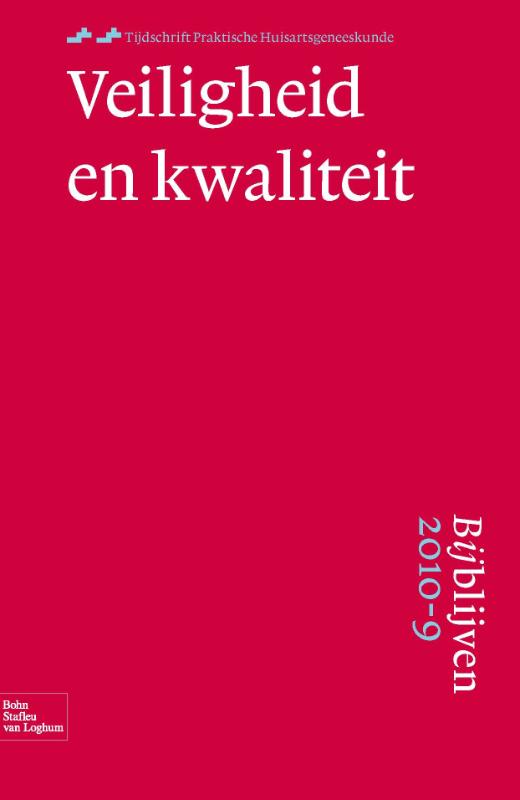 Omslag van Veiligheid en kwaliteit