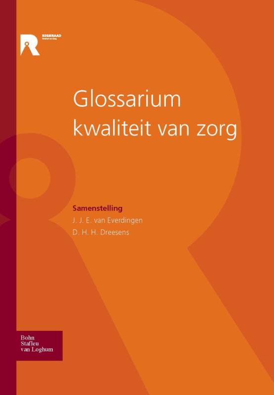 Omslag van Glossarium kwaliteit van zorg