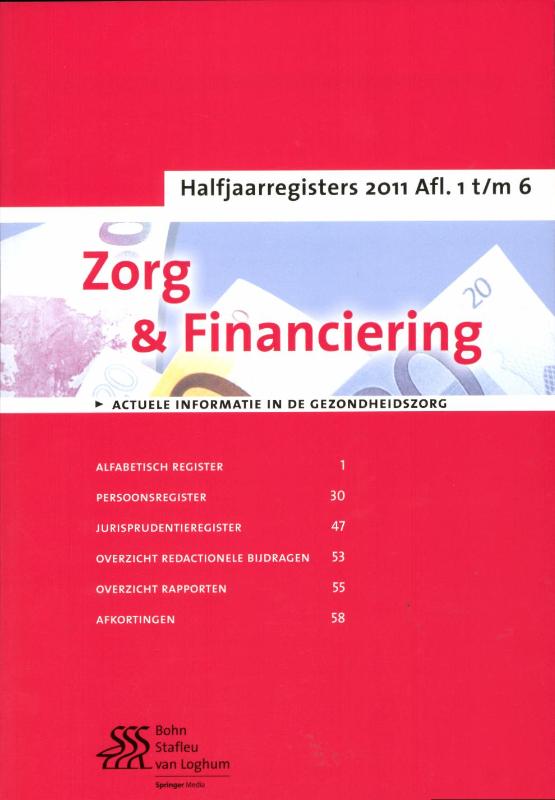 Omslag van halfjaarregisters 2011 afl. 1 t/m 6