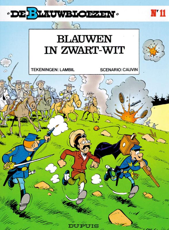 Omslag van Blauwen in zwart-wit