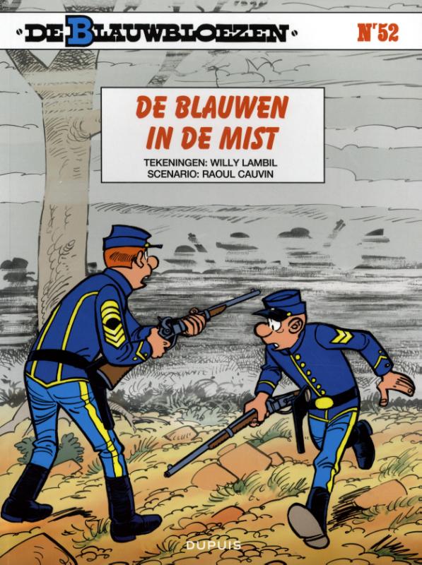 Omslag van De blauwen in de mist
