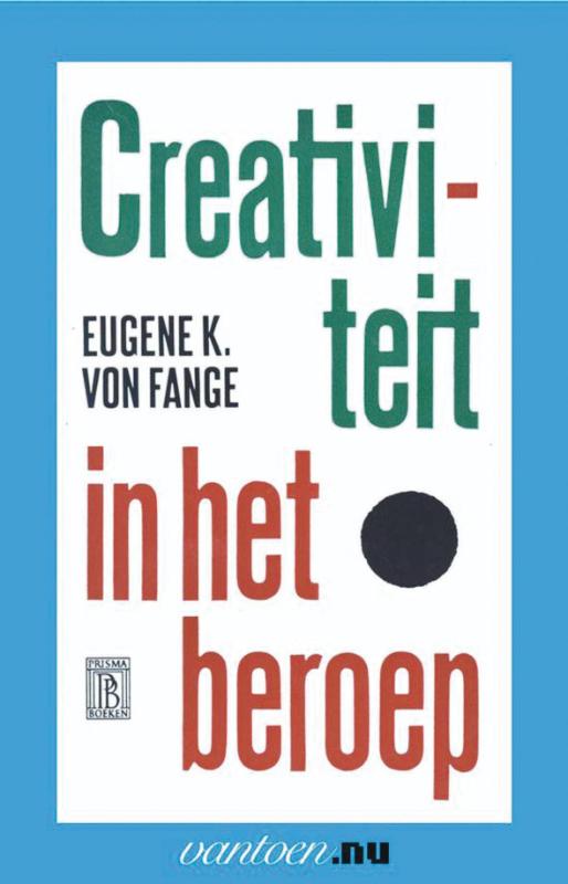 Omslag van Creativiteit in het beroep