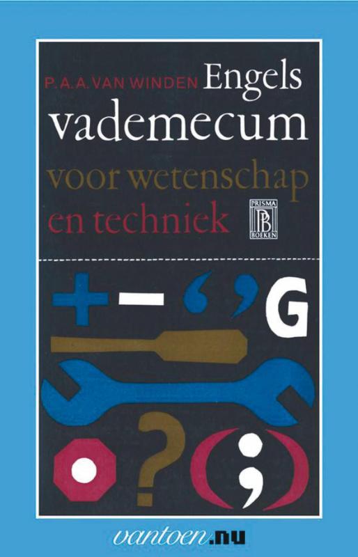 Omslag van Engels vademecum voor wetenschap en techniek