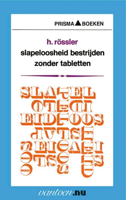 Omslag van Slapeloosheid bestrijden zonder tabletten