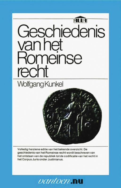 Omslag van Geschiedenis van het Romeinse recht