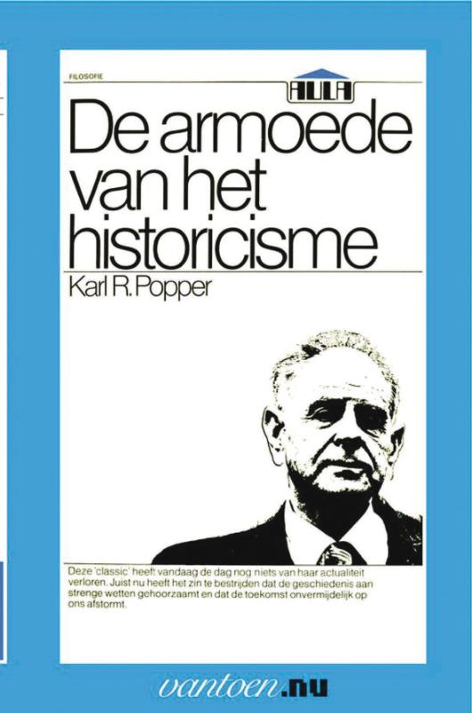 Omslag van Armoede van het historicisme