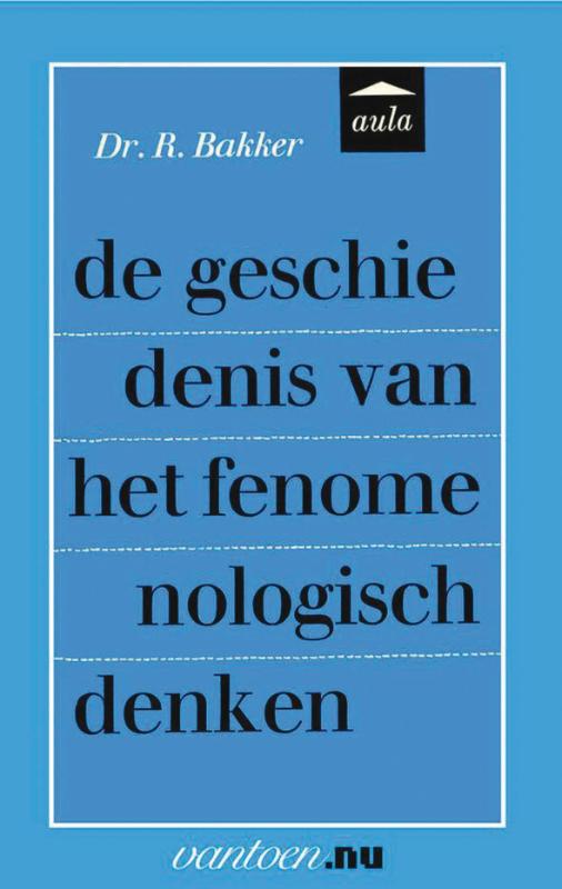 Omslag van Geschiedenis van het fenomenologisch denken