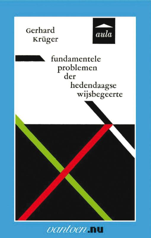 Omslag van Fundamentele problemen der hedendaagse wijsbegeerte