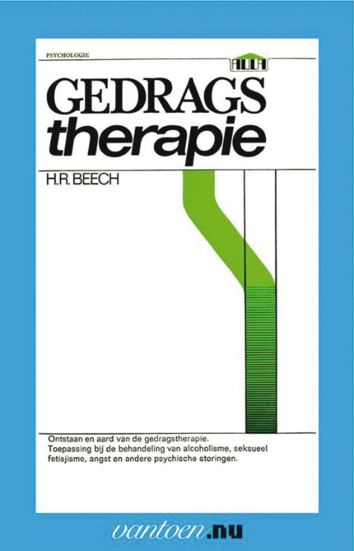 Omslag van Gedragstherapie