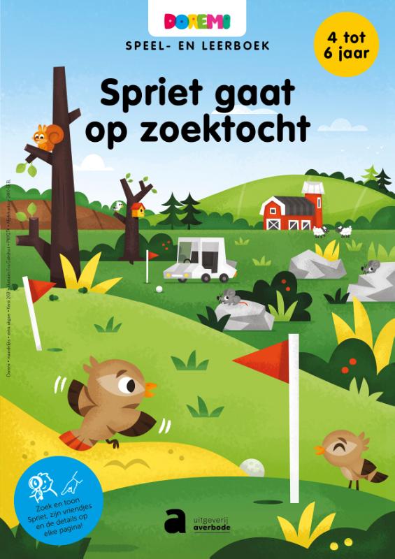 Omslag van Zoekboek - Spriet trekt erop uit
