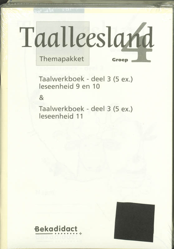 Omslag van Themapakket taalwerkboek
