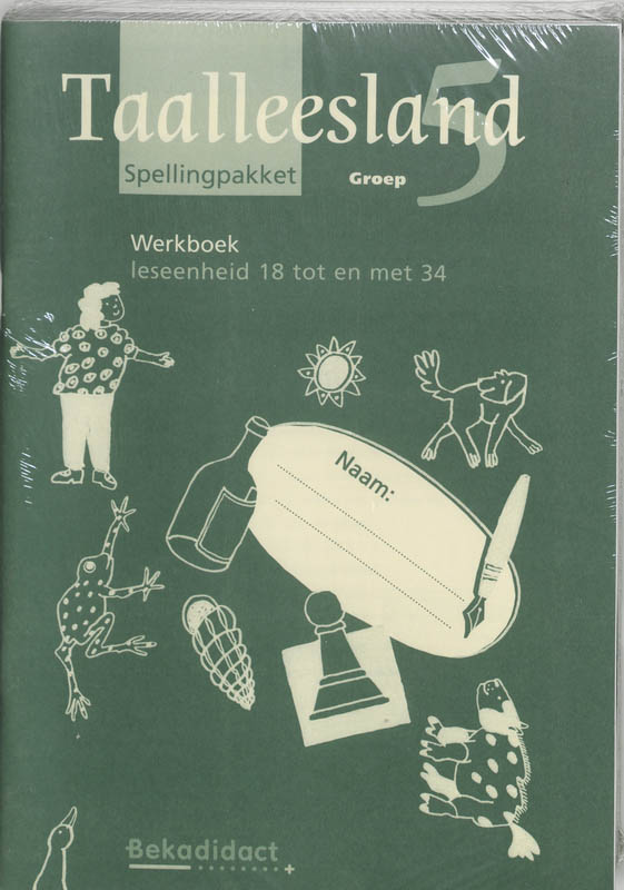 Omslag van Spellingpakket werkboek