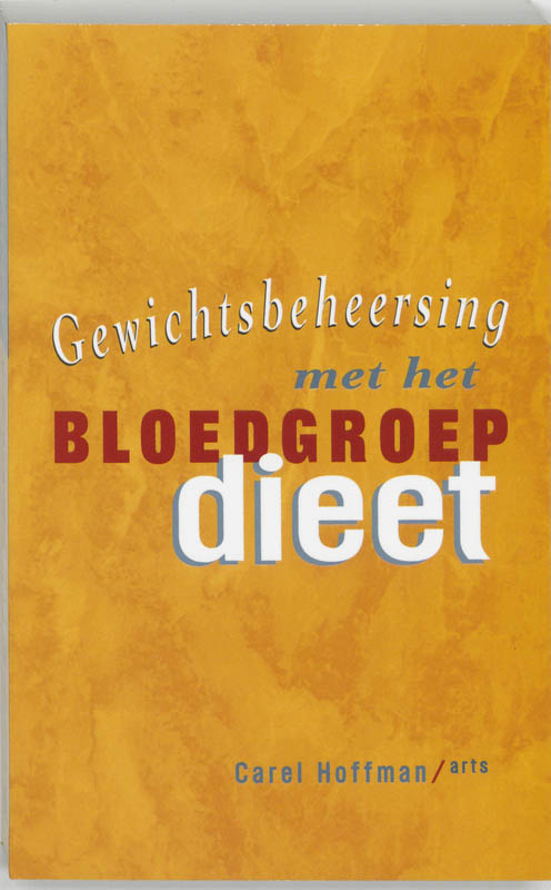 Omslag van Gewichtsbeheersing met het bloedgroepdieet