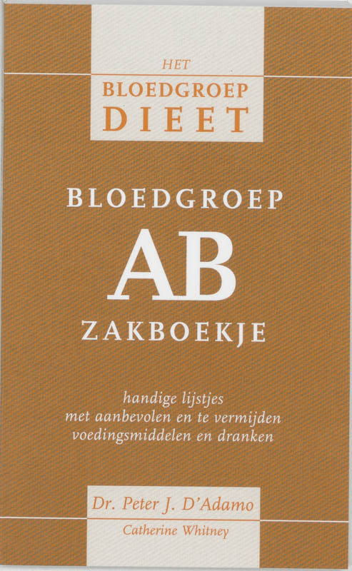 Omslag van Bloedgroep AB zakboekje