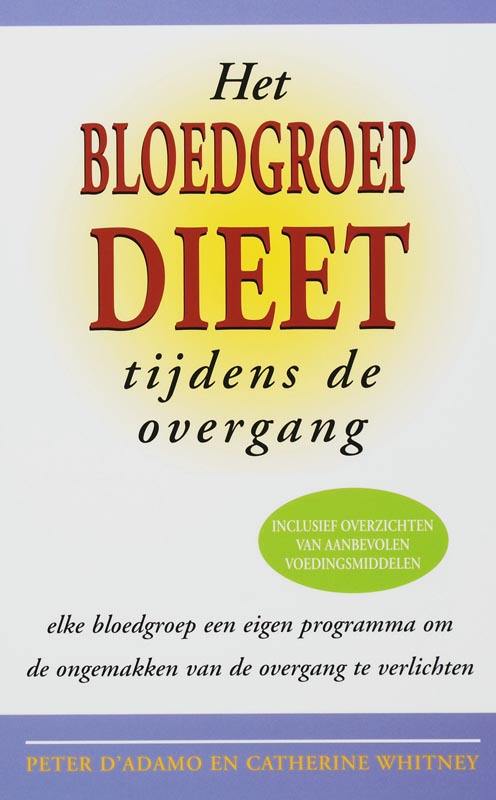 Omslag van Het Bloedgroepdieet tijdens de overgang