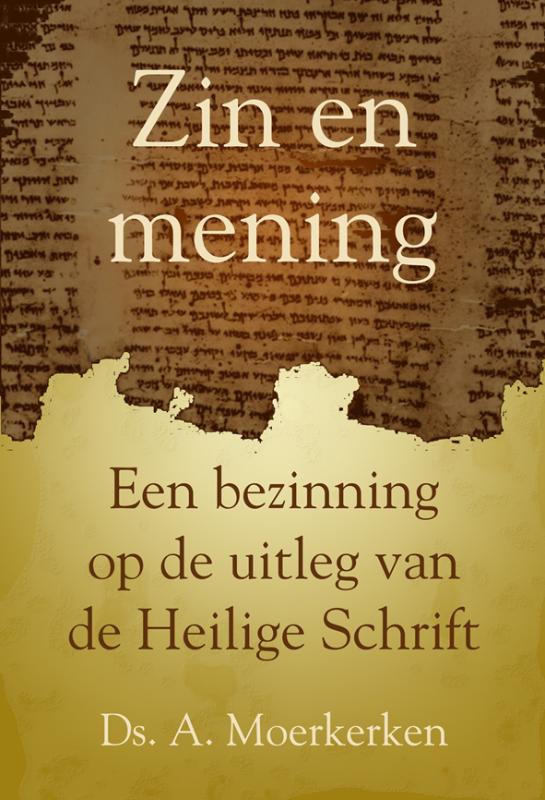 Omslag van Zin en mening