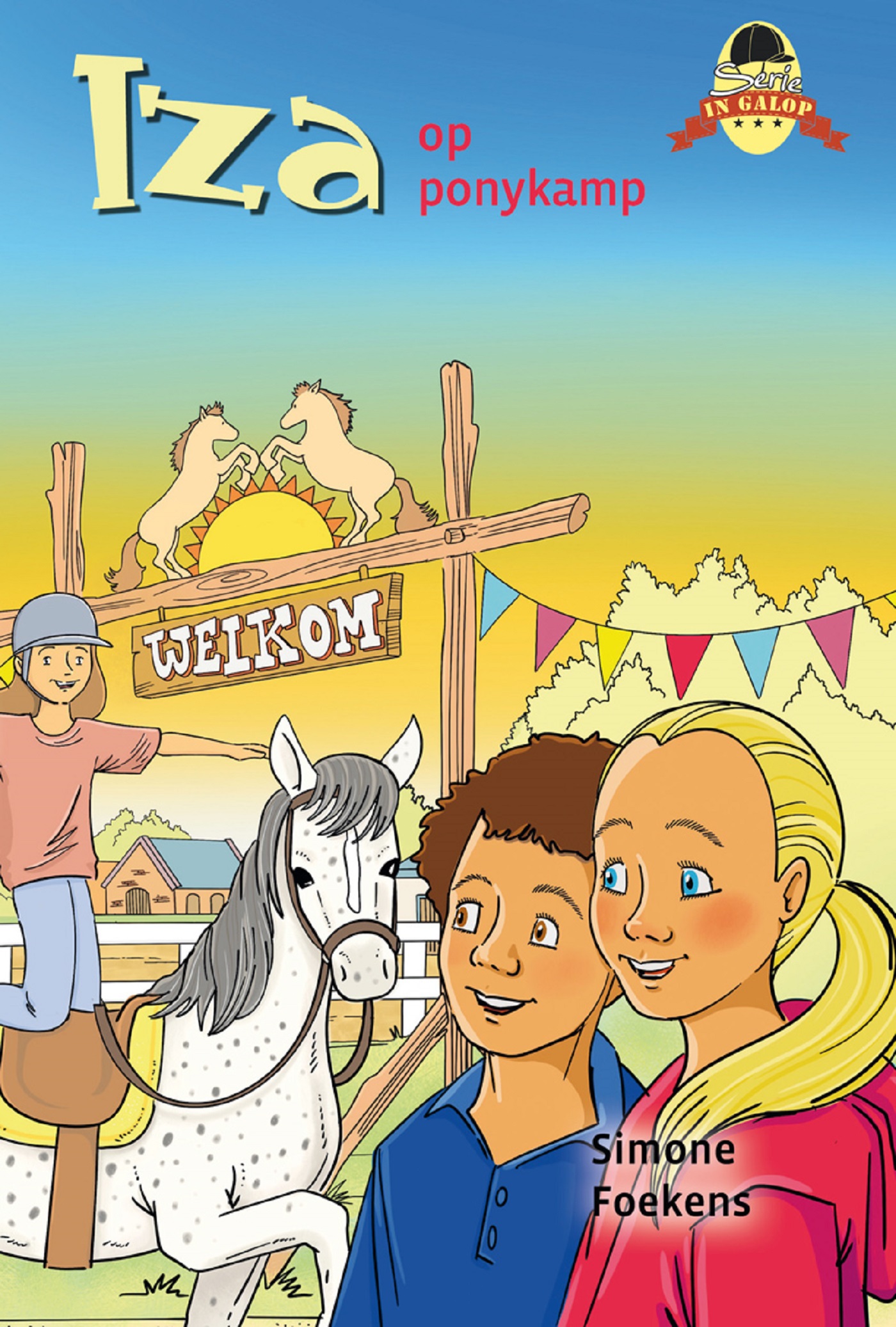 Omslag van Iza op ponykamp