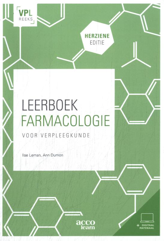 Omslag van Leerboek farmacologie voor verpleegkunde