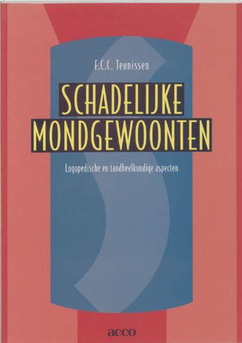 Omslag van Schadelijke mondgewoonten