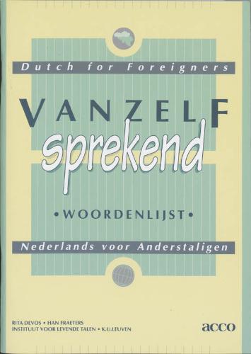 Omslag van Woordenlijst