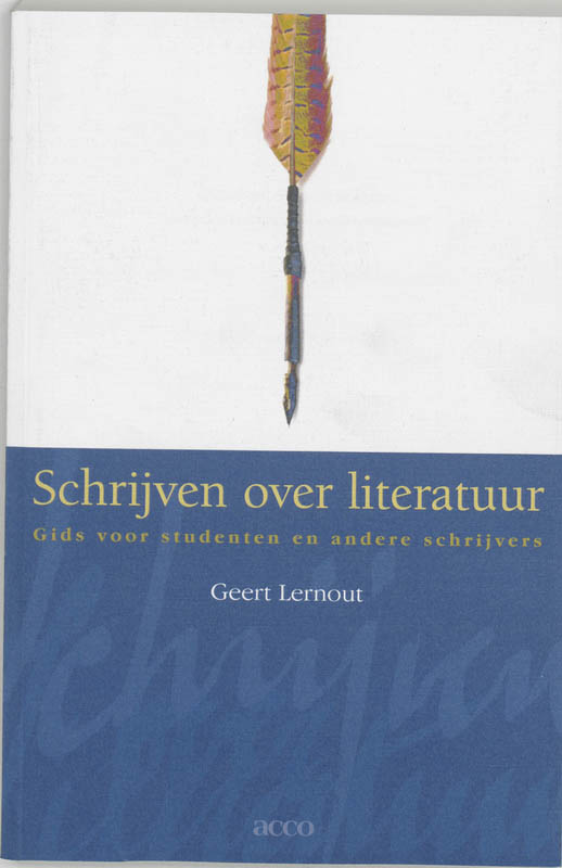 Omslag van Schrijven over literatuur