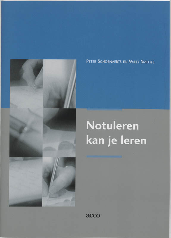 Omslag van Notuleren kan je leren