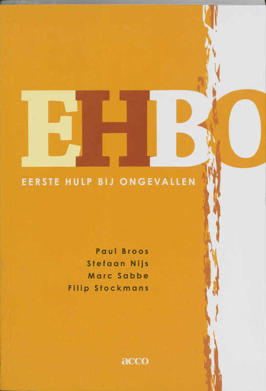 Omslag van EHBO - Eerste Hulp Bij Ongevallen