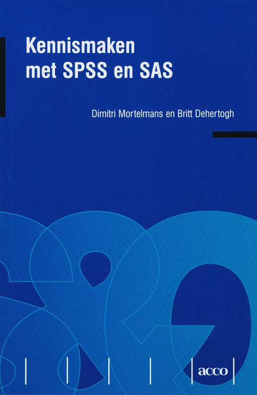 Omslag van Kennismaken met SPSS en SAS
