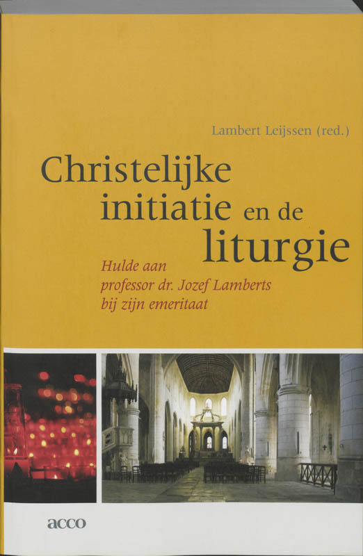 Omslag van Christelijke initiatie en de liturgie. Hulde aan prof. dr. J. Lamberts bij zijn emeritaat (Nikè-reeks nr. 52)