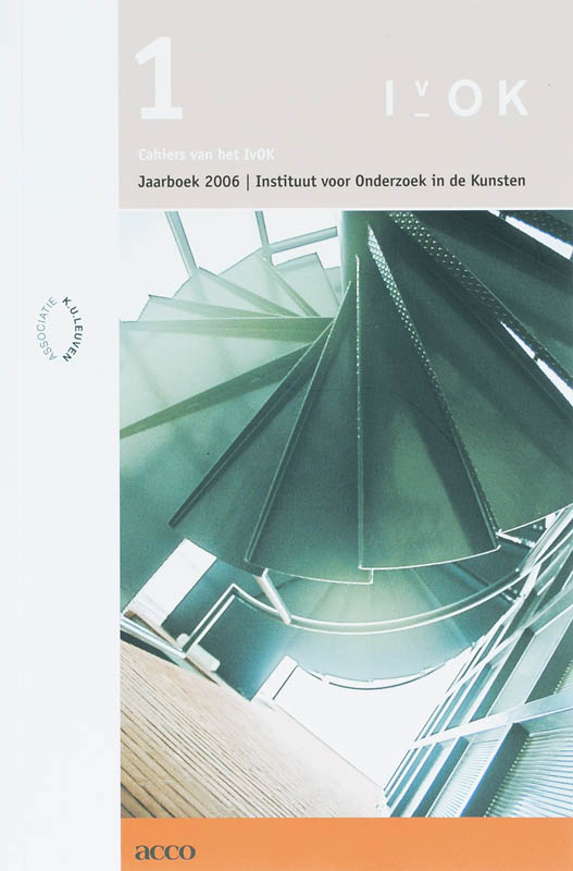Omslag van Jaarboek 2006. instituut voor onderzoek in de kunsten