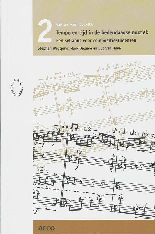 Omslag van Tempo en tijd in de hedendaagse muziek