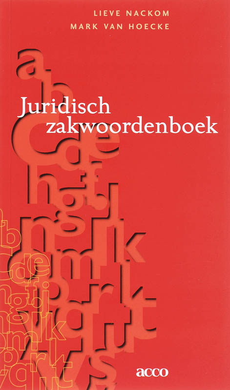 Omslag van Juridisch Zakwoordenboek