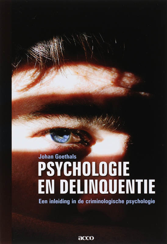 Omslag van Psychologie en delinquentie