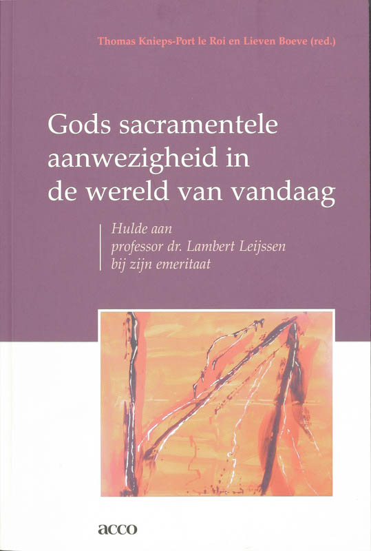 Omslag van Gods sacramentele aanwezigheid in de wereld van vandaag