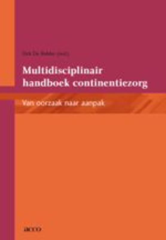 Omslag van Multidisciplinair handboek urine-incontinentie