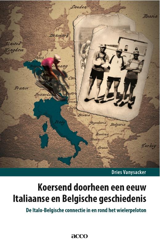 Omslag van Koersend door een eeuw Italiaanse en Belgische geschiedenis