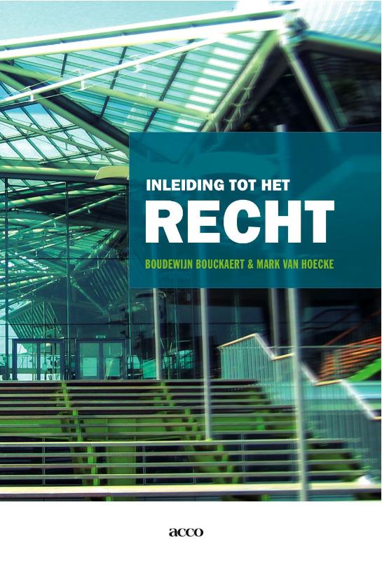 Omslag van Inleiding tot het recht