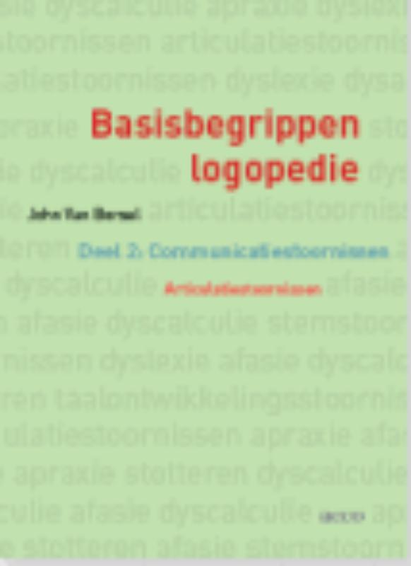 Omslag van 2 Communicatiestoornissen. Articulatiestoornissen