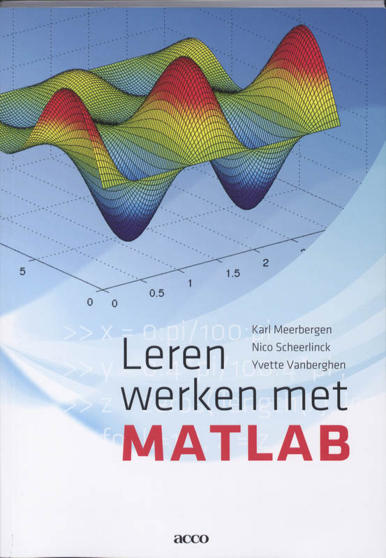 Omslag van Leren werken met MATLAB